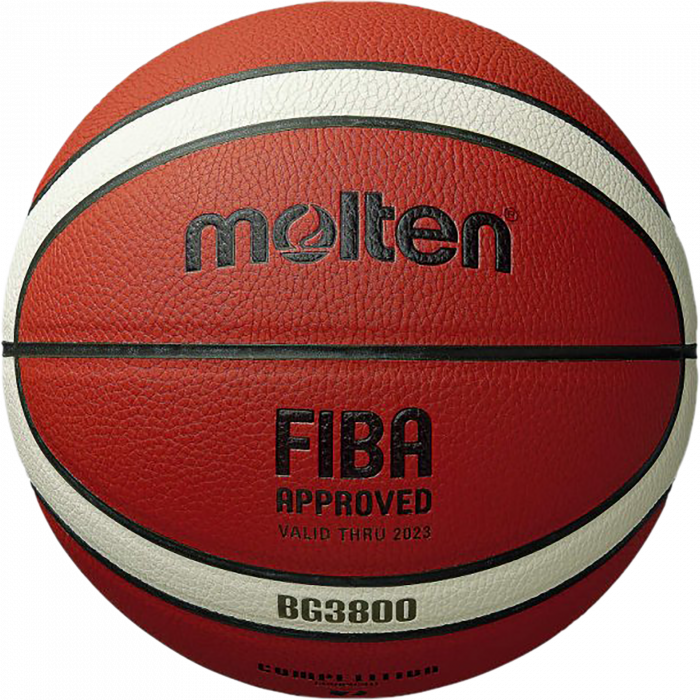 Molten - Basketball Model 3800 (Gm) Str. 6 - Orange & weiß