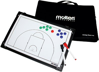 Molten - Tactic Board To Basketball - Black & blanco